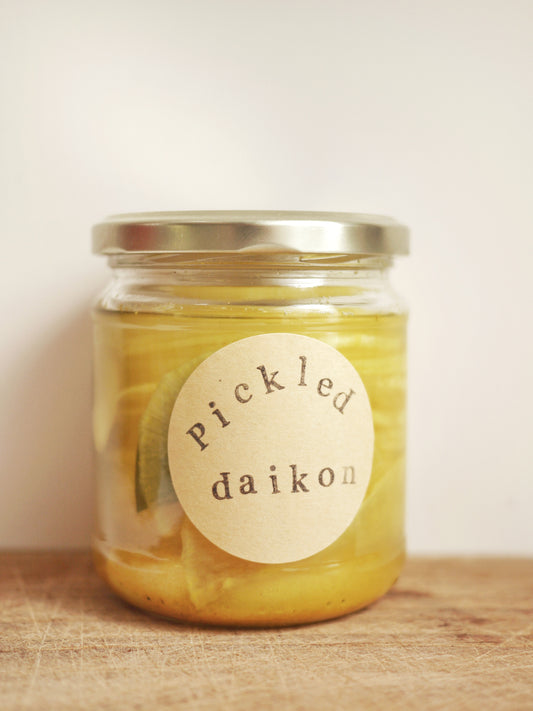 Pickled curry daikon