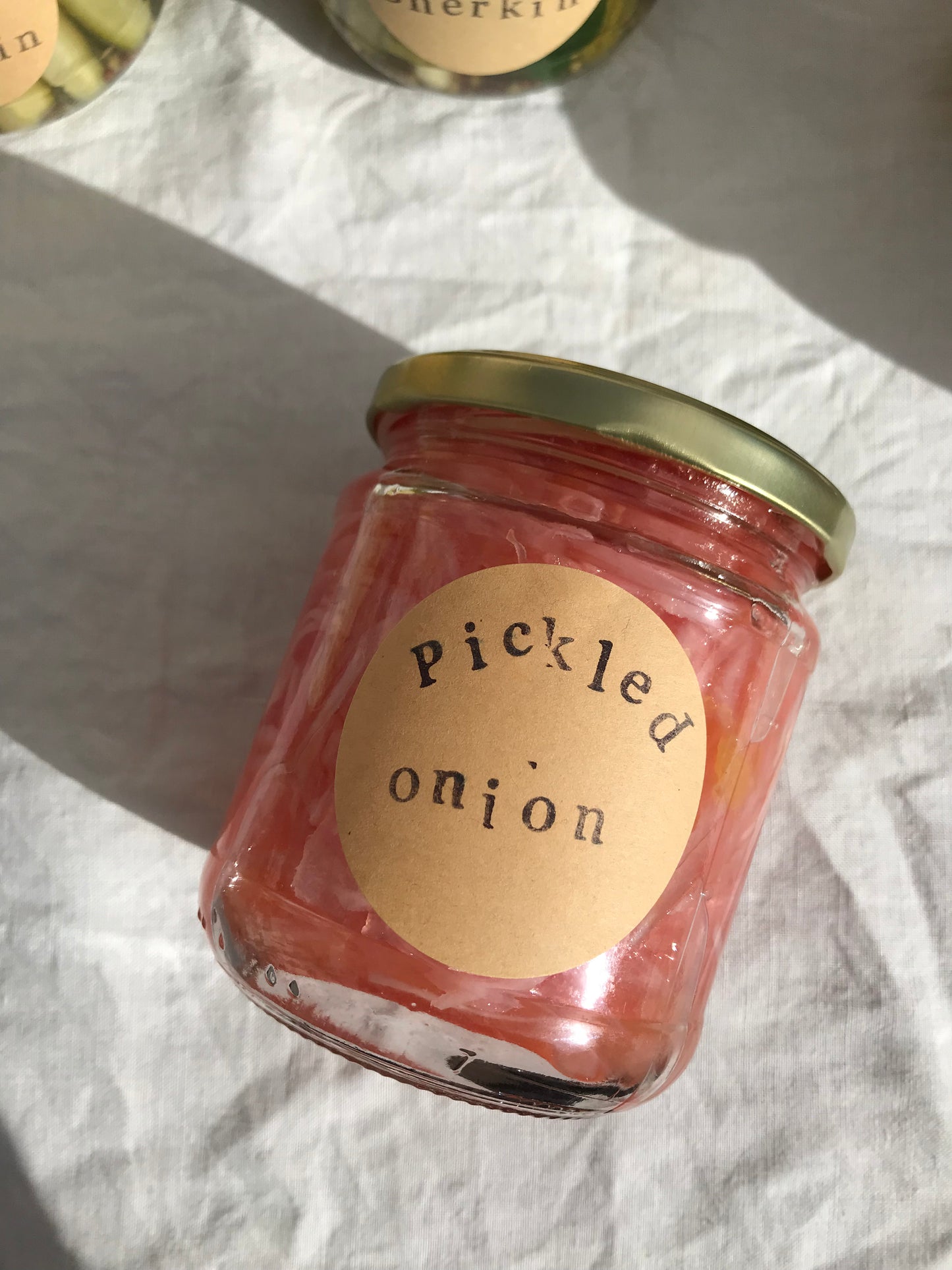 Pickled red onions with citrus